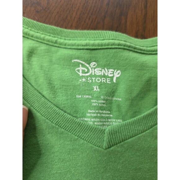 Disney Parks Women's Disney Life Green Graphic V-Neck T-Shirt Womens Size Large - Picture 13 of 16
